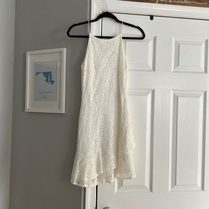 White lace dress